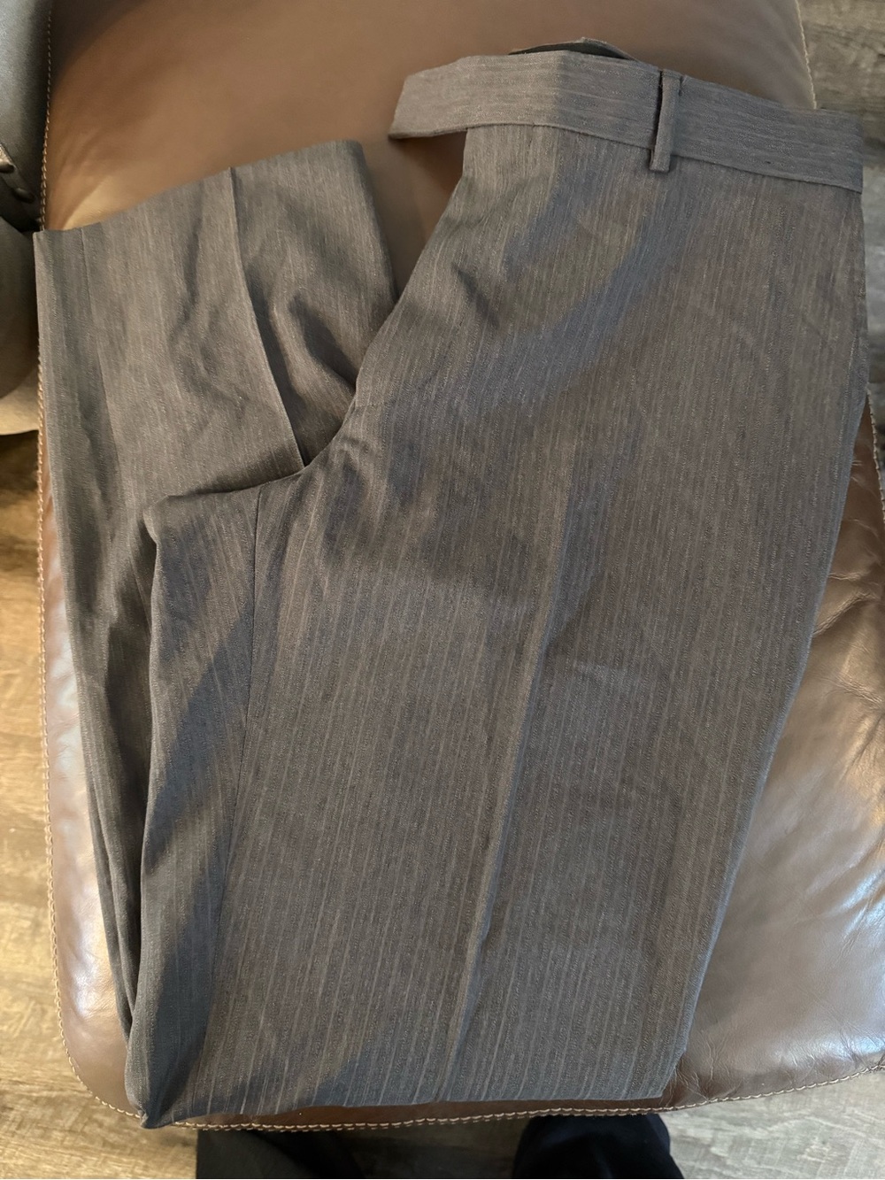 Hugo Boss Charcoal Pinstripe Dress Pants